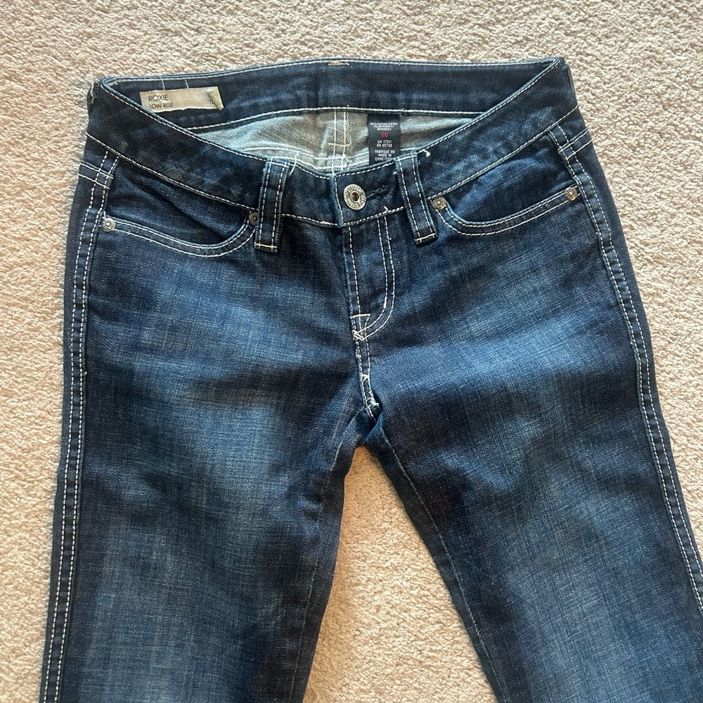 Roxy Low Rise Blue Jeans - Picture 3 of 8